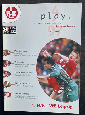 Ii. Bl 96/97 1. FC Kaiserslautern - Vfb Leipzig, 11.04.1997 - Thomas Riedl