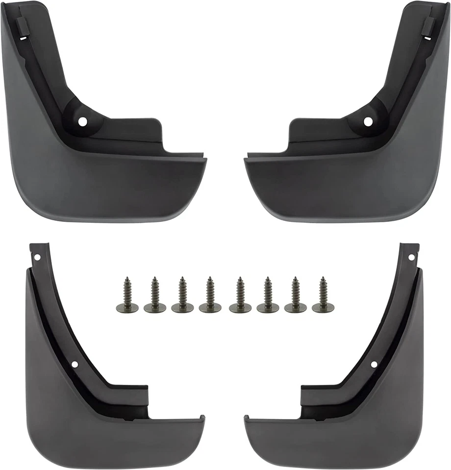 Protectores contra salpicaduras delanteros y traseros diestros y traseros para Audi A6 C6 2006-2010 cantidad 4 Foto 2 de 4