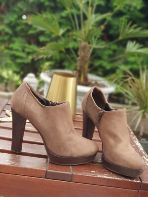 Phillip Hardy Stiefelette 39 braun Leder Ankle