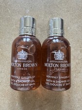 2 pcs Molton Brown Heavenly Gingerlily Bath  Shower Gel 1.7 fl oz/ 50ml NEW