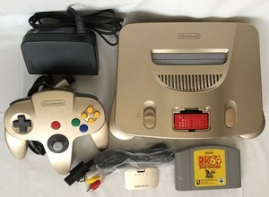 gold n64 console