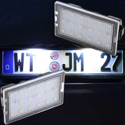 helle Led Kennzeichen Beleuchtung passend für Land Range Rover Discovery 3 4