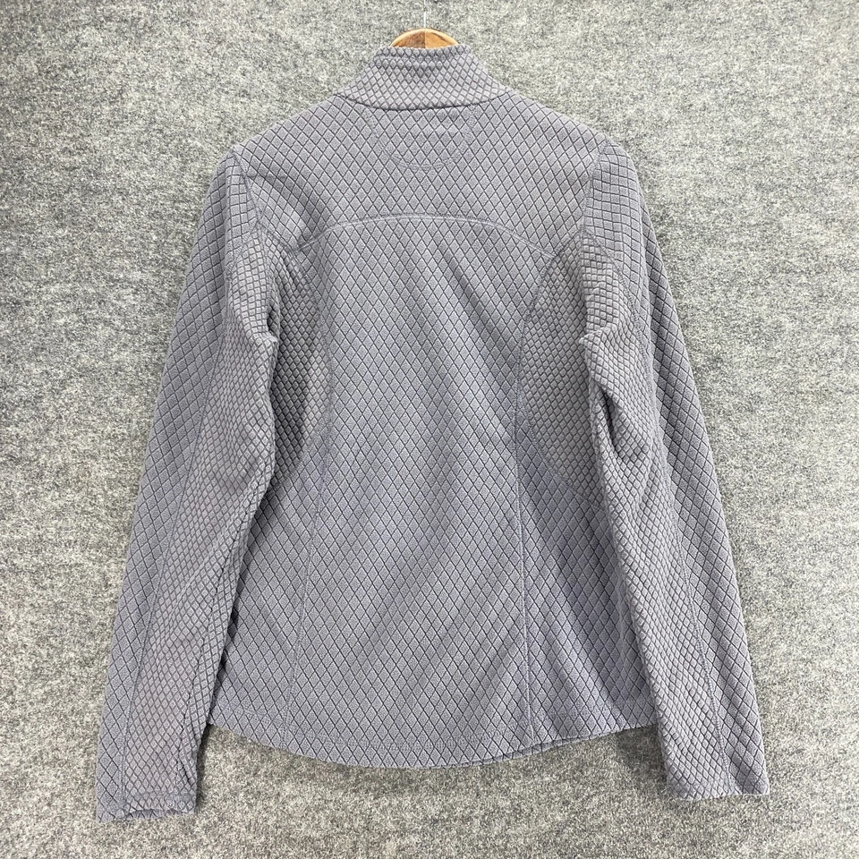 TekGear Activewear Track куртка женщин M средний серый молнии высоты шеи длинным рукавом - Изображение 2 из 4