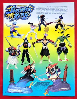 SHONEN JUMP'S SHAMAN KING Yoh Len Rio Zeke Trey Asakura