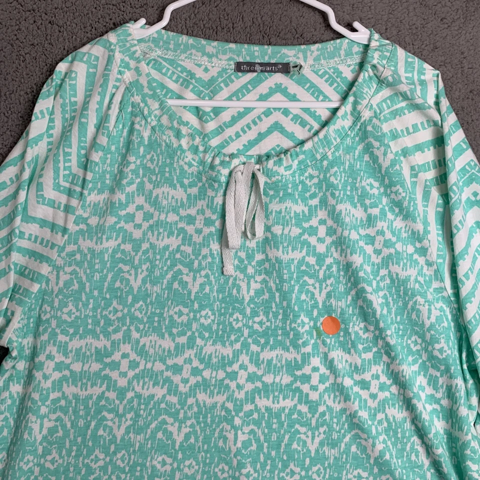 Blusa Camisa Pullover Grande Manga Larga Treehearts Top Para Mujer Informal Foto 2 de 4