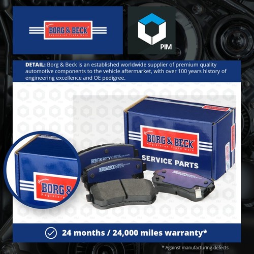 Brake Pads Set fits HYUNDAI TUCSON TL 1.7D Rear 15 to 20 D4FD B&B