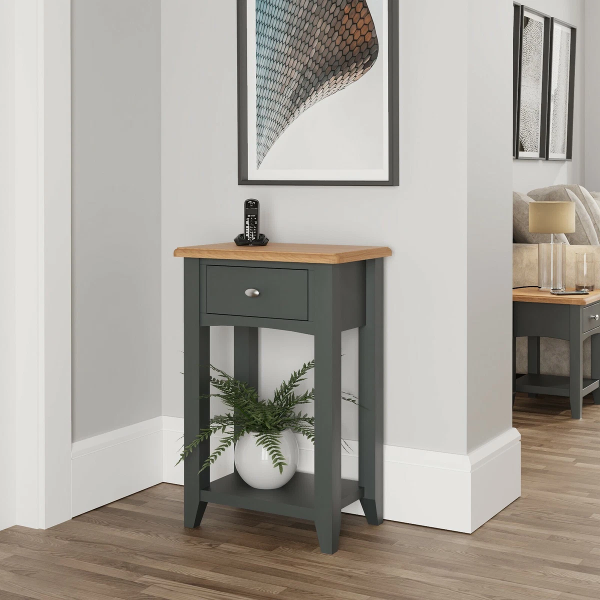 Painted 2024 telephone table