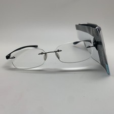 FOSTER GRANT 2.00 ARCHIE BLK BLACK Reading glasses READERS RIMLESS
