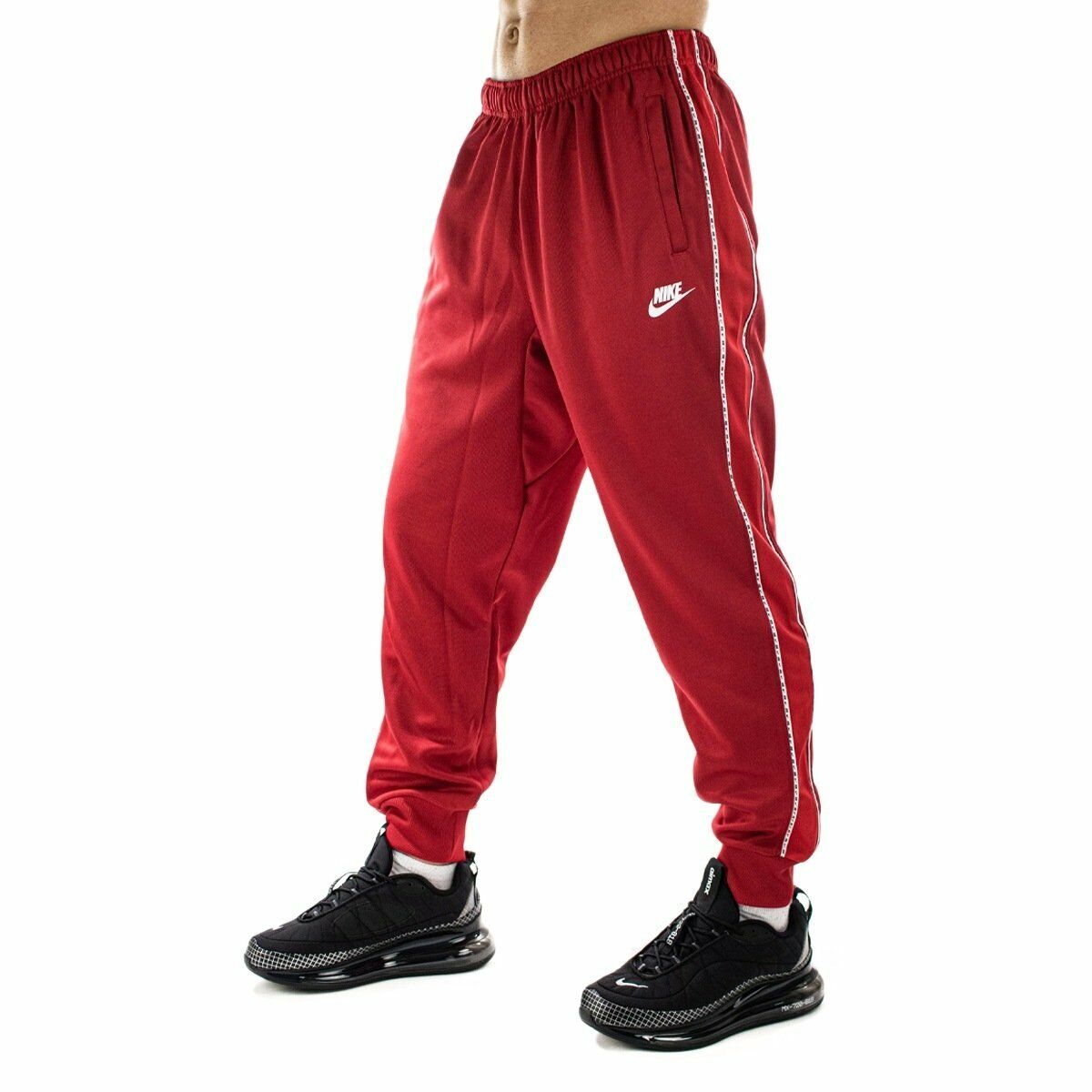 Dependencia Júnior llorar BNWT TN RED NIKE AIR SWOOSH POLY REPEAT AIR MAX PANTS BOTTOMS JOGGERS MEN |  eBay