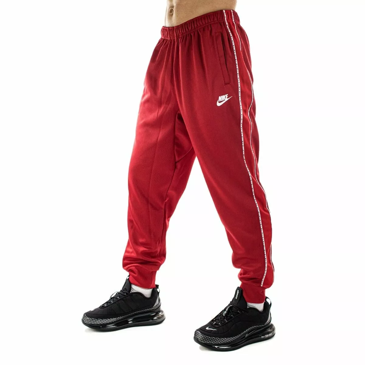 Red joggers mens nike sale