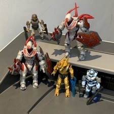 Image of New 5 Elite HALO MEGA CONSTRUX SPARTAN FIGURE UNSC SCORPION CLASH HHC42 Toys