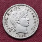 1906 S Barber Dime 10c Higher Grade AU Details #51248