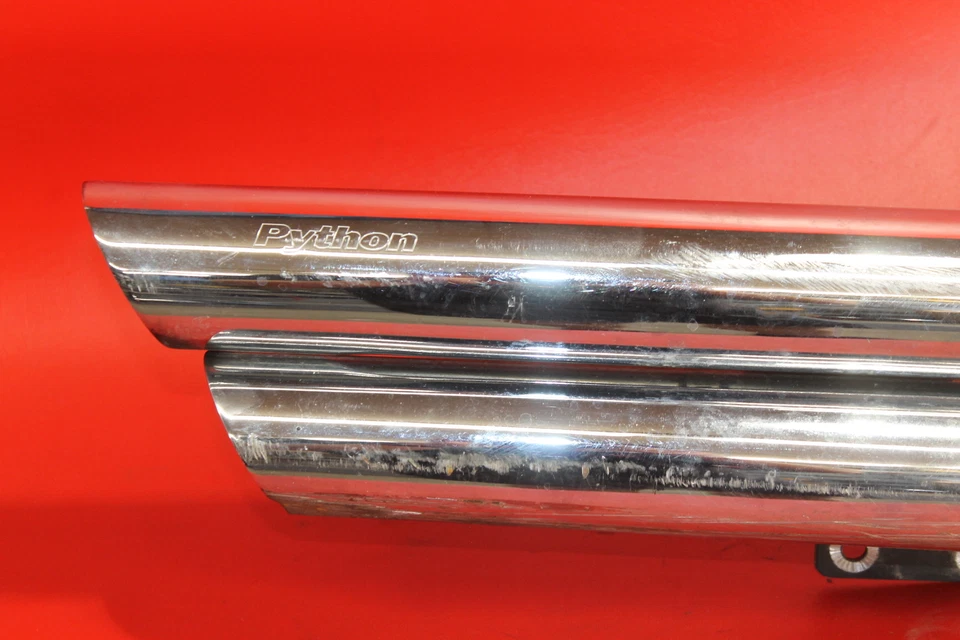 Harley-Davidson Night Train 1999 FXSTB FXST PYTHON Long Shots tubos de escape completos Foto 2 de 4