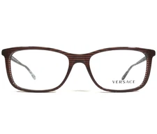 Versace Eyeglasses Frames MOD. 3197-A 5102 Brown Rectangular Full Rim 55-17-140