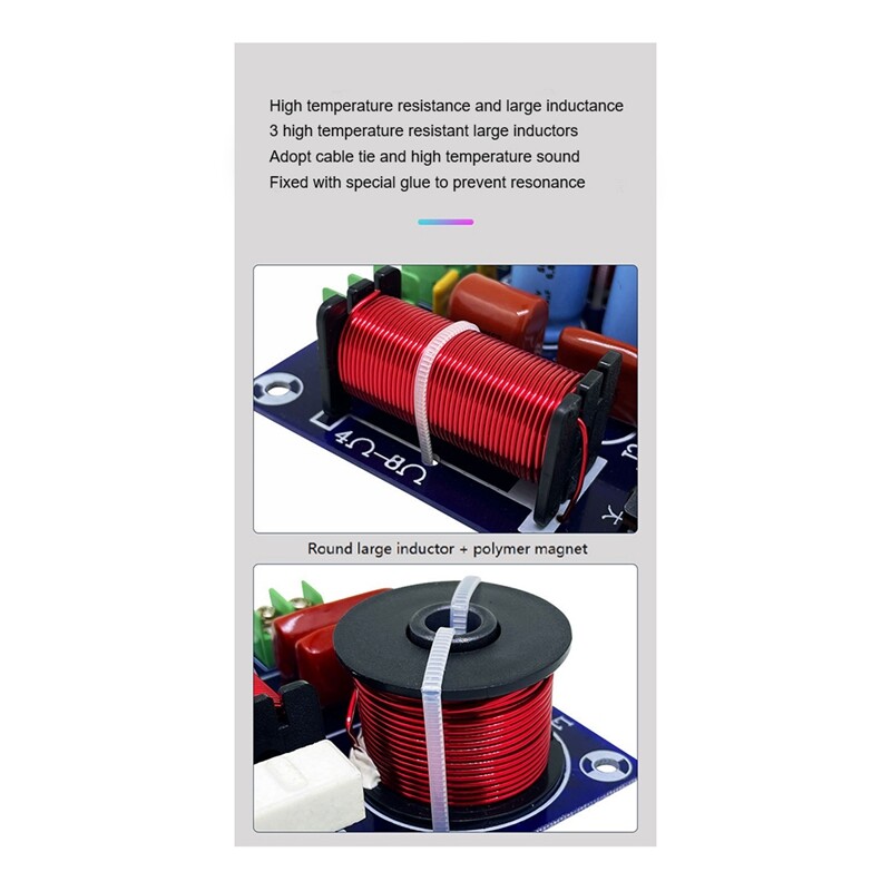 3 Way Frequency Divider HiFi Crossover Home Theater High Middle and