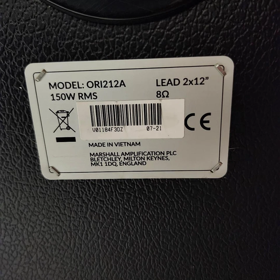 Egnater AMP Head and Marshall Cabinet used, Excellent Condition - Image 2 of 4