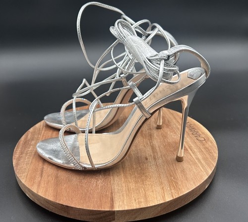 Revolve Schutz Adeline Crystal Rhinestone Stilettos Size 7B - Picture 5 of 23