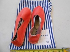 SIZE 37 MANEBI ESPADRILLE ORANGE ROSE FUZZ SOLID COLOR NEW SHOES SPAIN US SZ 6