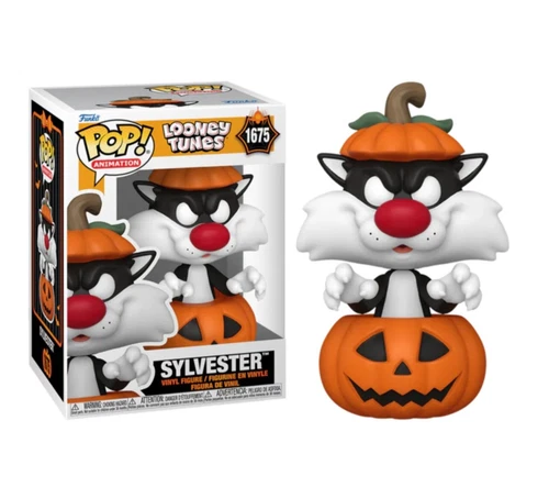 Funko Pop! Looney Tunes Halloween - Sylvester w/ Pumpkin #1675 Vinyl Figure