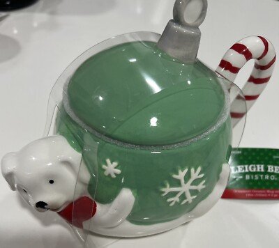 Ornament Ceramic Mug With Lid 18 Oz By Sleight Bell