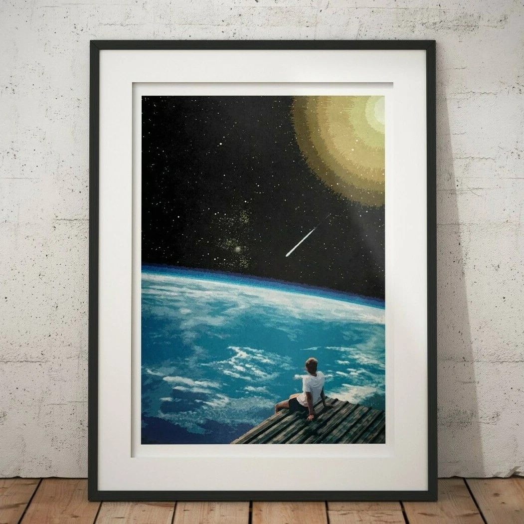 Retro Outer Space Art