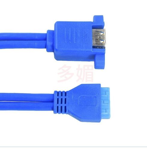 Dual USB3.0 High Speed Extension Cable Lead A Male to Female Extention With Base - Picture 2 of 12