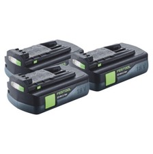 Festool Akku Set 3x BP 18 Li 3,0 C Akku 18 V 3 Ah / 3000 mAh Li-Ion (3x 577658)