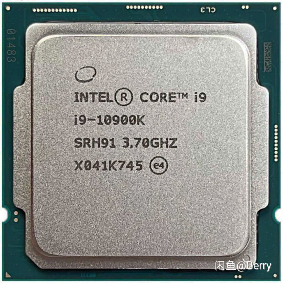 CPU Intel Core i9-10900K Intel Core i9-10900K 3.7 GHz Ten-Core LGA 1200 BX8070110900K B&H