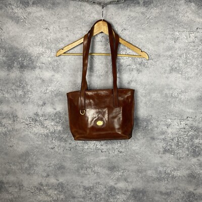 Women's Vintage The Bridge Brown Leather Bag made in Italy