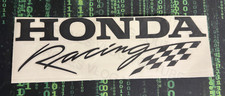 Honda Racing Checkered Flag Civic Accord Window Decalsticker 11 Black