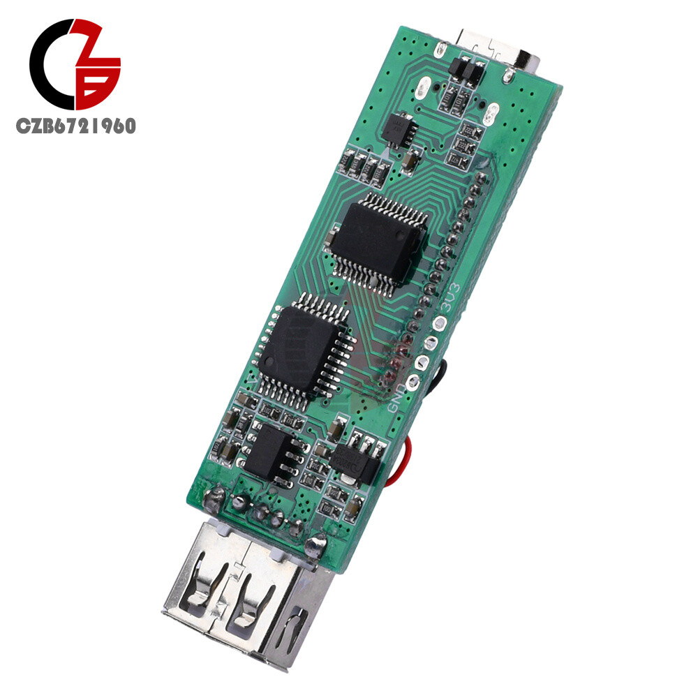 Type-C PD Fast Charging Protocol Decoy Trigger Module Aging Test Board with LCD
