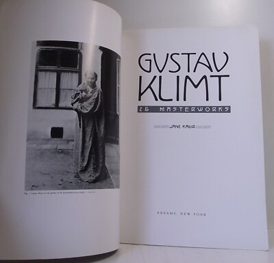 GUSTAV KLIMT 25 MASTERWORKS Jane Kallir Abrahms Large Softback