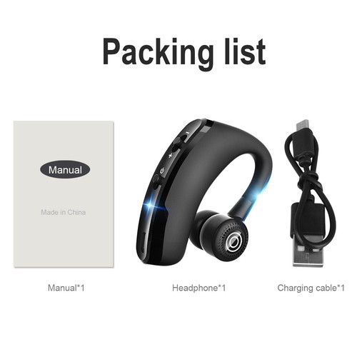 Bluetooth 5.3 Wireless Headset TWS Earphones Earbuds Stereo Headphones Ear Hook· - Picture 15 of 15