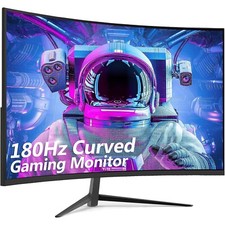 Z-EDGE 24" Full HD 180Hz 1ms Curved Gaming Monitor, FreeSync, HDMI 2.1, DP 1.4