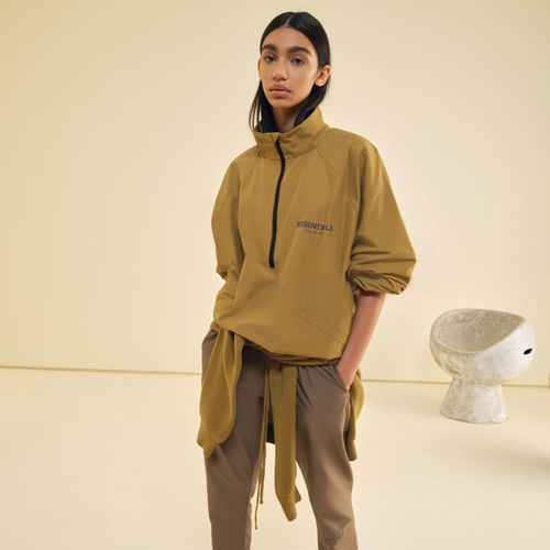 fog essentials half zip track jacket