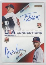 2014 Panini USA Baseball Box Set 11/20 Justin Garza Thomas Eshelman #6 Auto 0b2