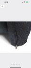 Gallery Women's Black Quilted Lined Collar Full Zip Pockets Jacket size S — photo 6