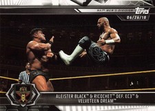 Aleister Black & Ricochet 2019 Topps NXT Men's Div WWE Wrestling Tag #35