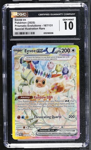 Eevee ex graded CGC 10 for sale on eBay
