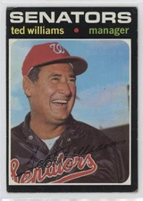 1971 Topps Ted Williams #380 HOF