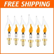 Flickering Flame Light Bulbs, E12 LED Flicker Cand