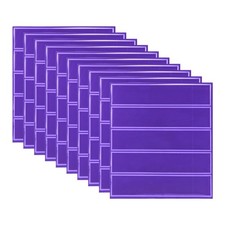 YOKIVE 4 Pcs Reflective Stickers, Waterproof Adhesive Caution Tape 4, Purple