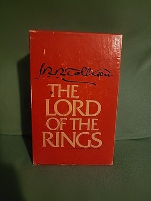Lord Of The Rings Trilogy 1978 Box Set 2nd Edition w/Slipcase Tolkien ORIGINAL