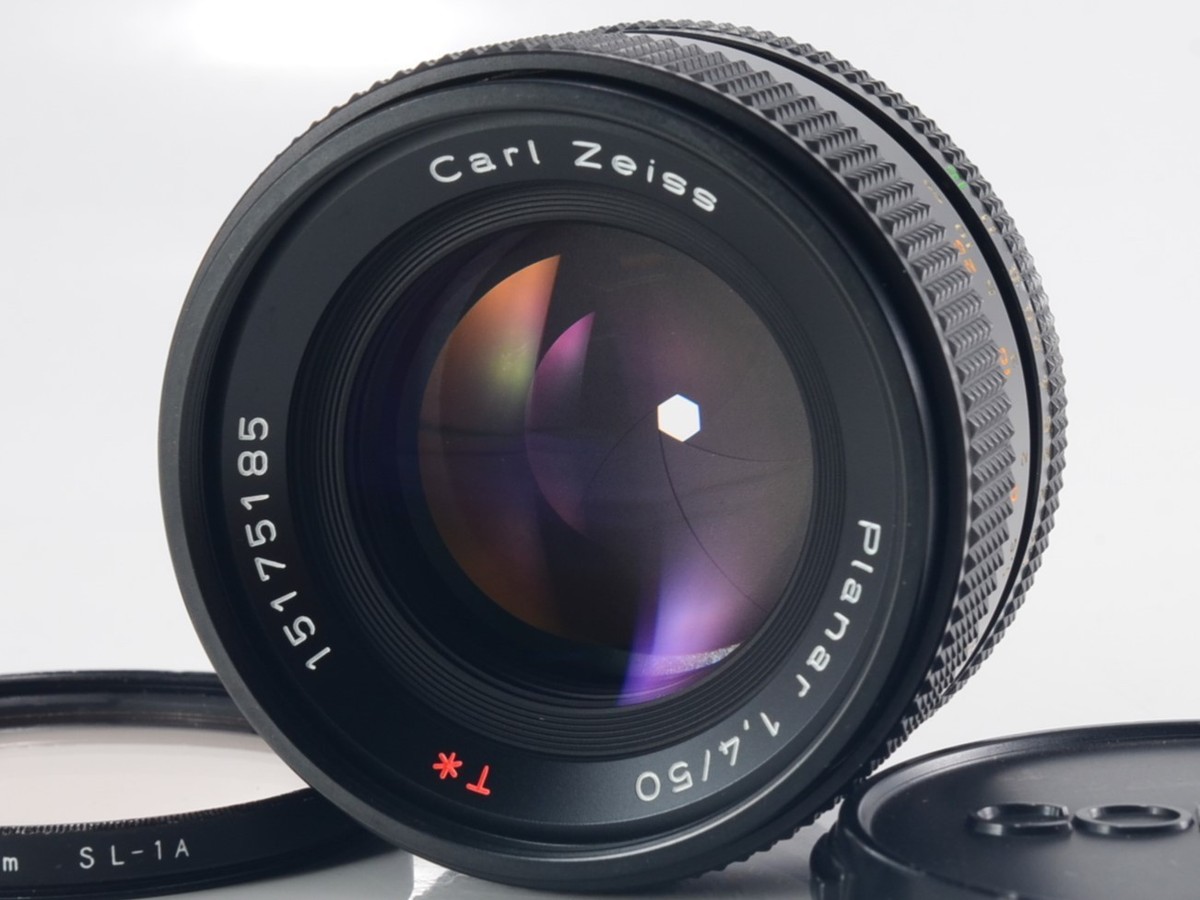 CONTAX Planar T＊ 50mm F1.4 MMJ Contax Carl Zeiss Planar T* 50mm F1.4 MMJ CLA'd Exc++ MF Lens C/Y