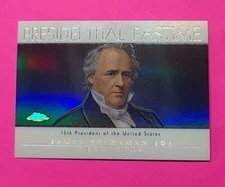 2004 Topps Chrome Presidential Pastime Refractors #PP15 James Buchanan