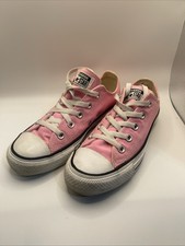 Converse All Star Low Top Shoes Men 4 Women 6 Size Preowned Pink