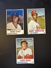 1978 Hostess Robin Yount Larry Bowa Garry Templeton