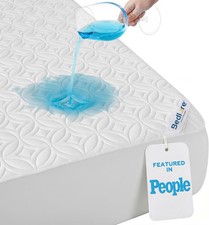 BEDLORE Waterproof Mattress Protector, Queen Size Mattress Pad Noiseless