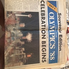 Souvenir Edition: Calgary Herald Olympics &lsquo;88/Celebration Begins