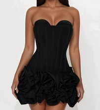 Fashion Nova Bandage Dress Size L Black